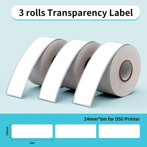 Этикетки Zodzi для Phomemo D50, 3 рулона