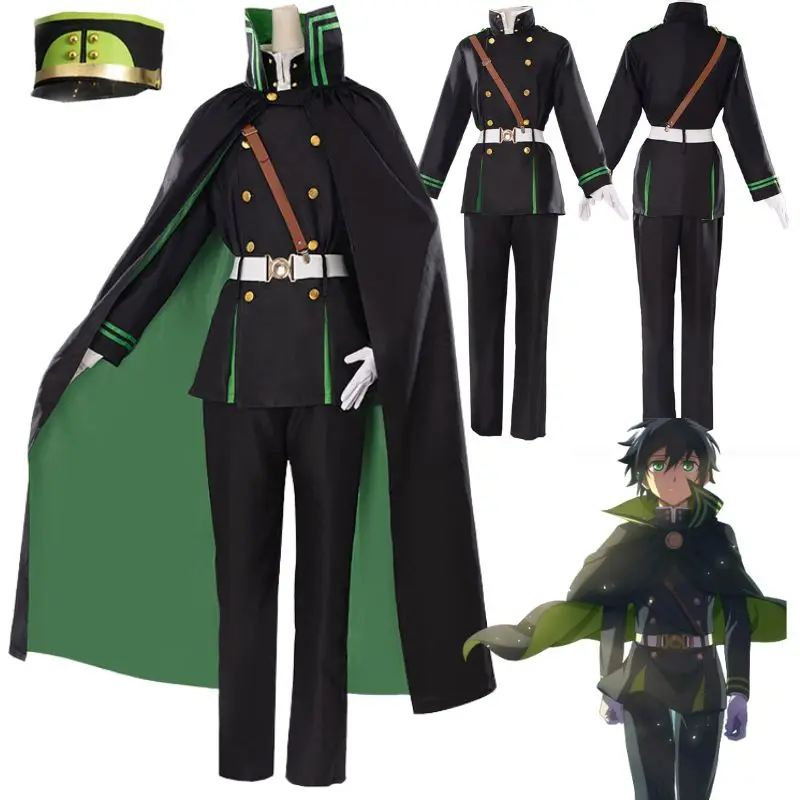 

Аниме сераф конца косплей Yuichiro Hyakuya Косплей Костюм для взрослых мужчин женщин форма фантазия ролевые игры Хэллоуин Маскировка