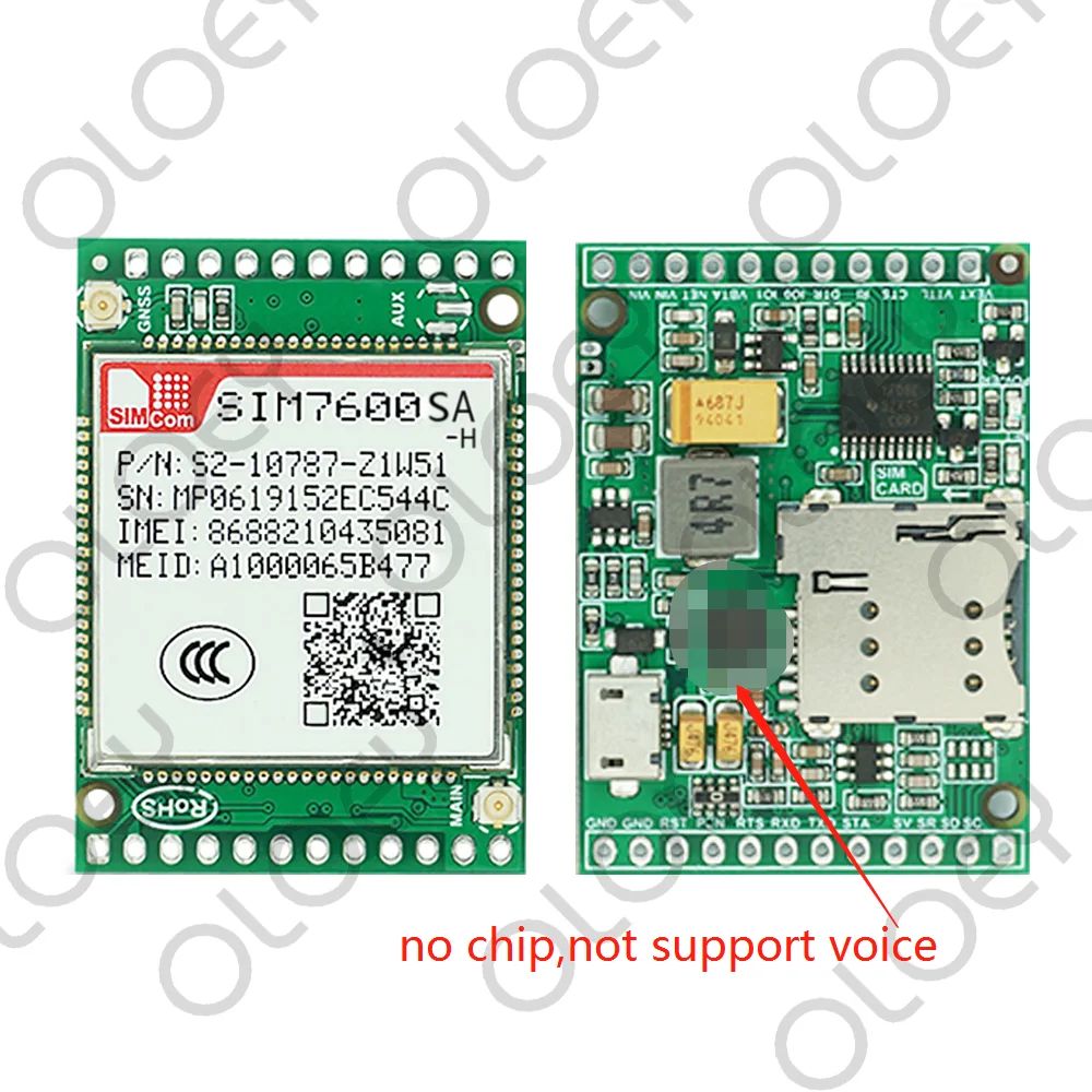 SIMCOM SIM7600SA-h плата разработки Full Netcom LTE GPRS беспроводной 4G SIM7600SA модуль |