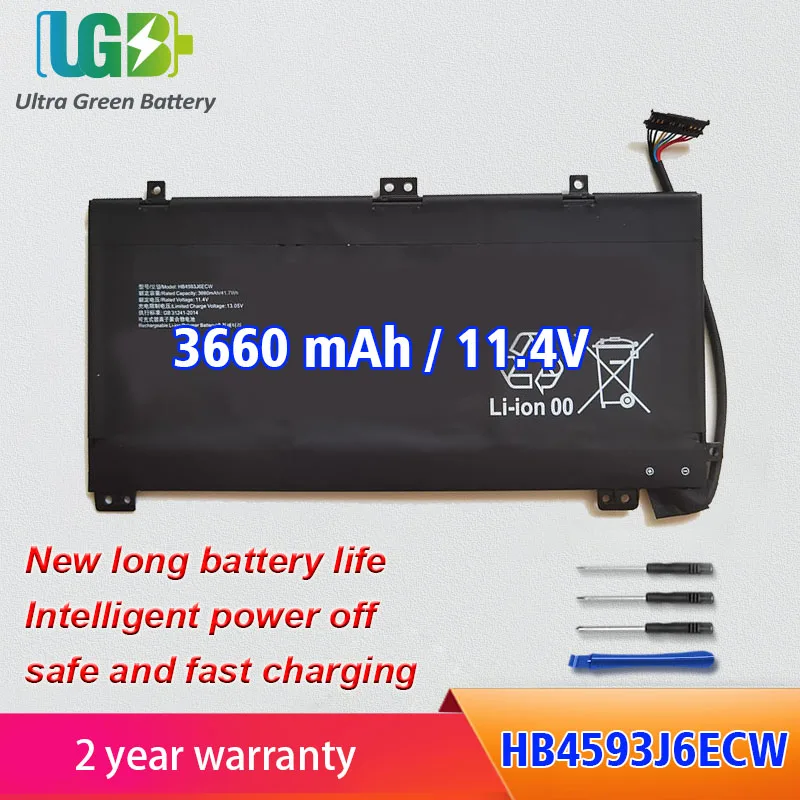 UGB New HB4593J6ECW Battery For Huawei MateBook 13 2020 Series WRT-W19 WX9 W29 i7 HN-W19L