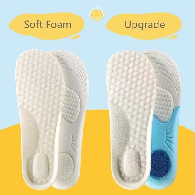 Kids Orthopedic Insoles for Children Plantar Fasciitis Arch Support Orthotic Comfort Shoe Sole Memory Foam Sports Running Insole 3