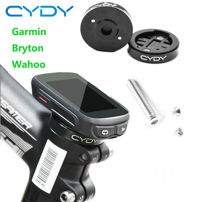 

CYDY Wahoo Bryton Garmin Mount Edge 130 200 520 Rider 330 420 530 MTB Road Cycling Bicycle Bike Computer Holder Aluminum alloy