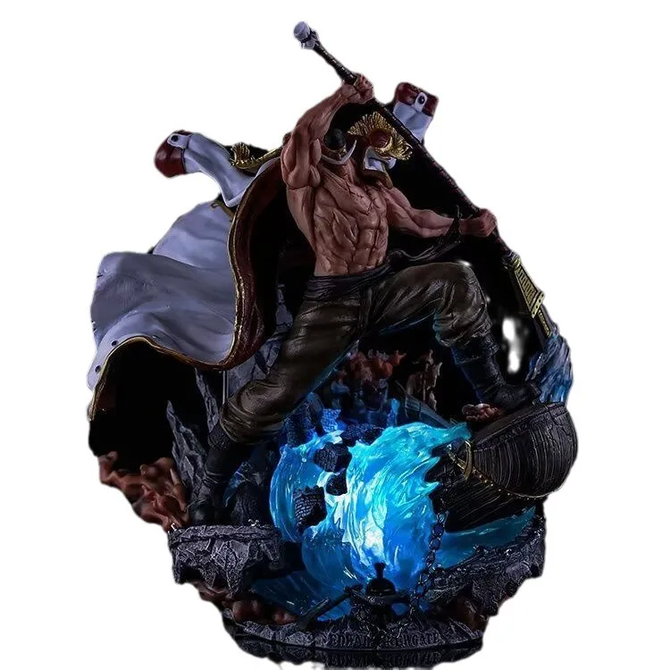 40 см белая борода Эдвард Ньюгейт аниме One Pieceed Four Emperors Tiens светящаяся фигурка