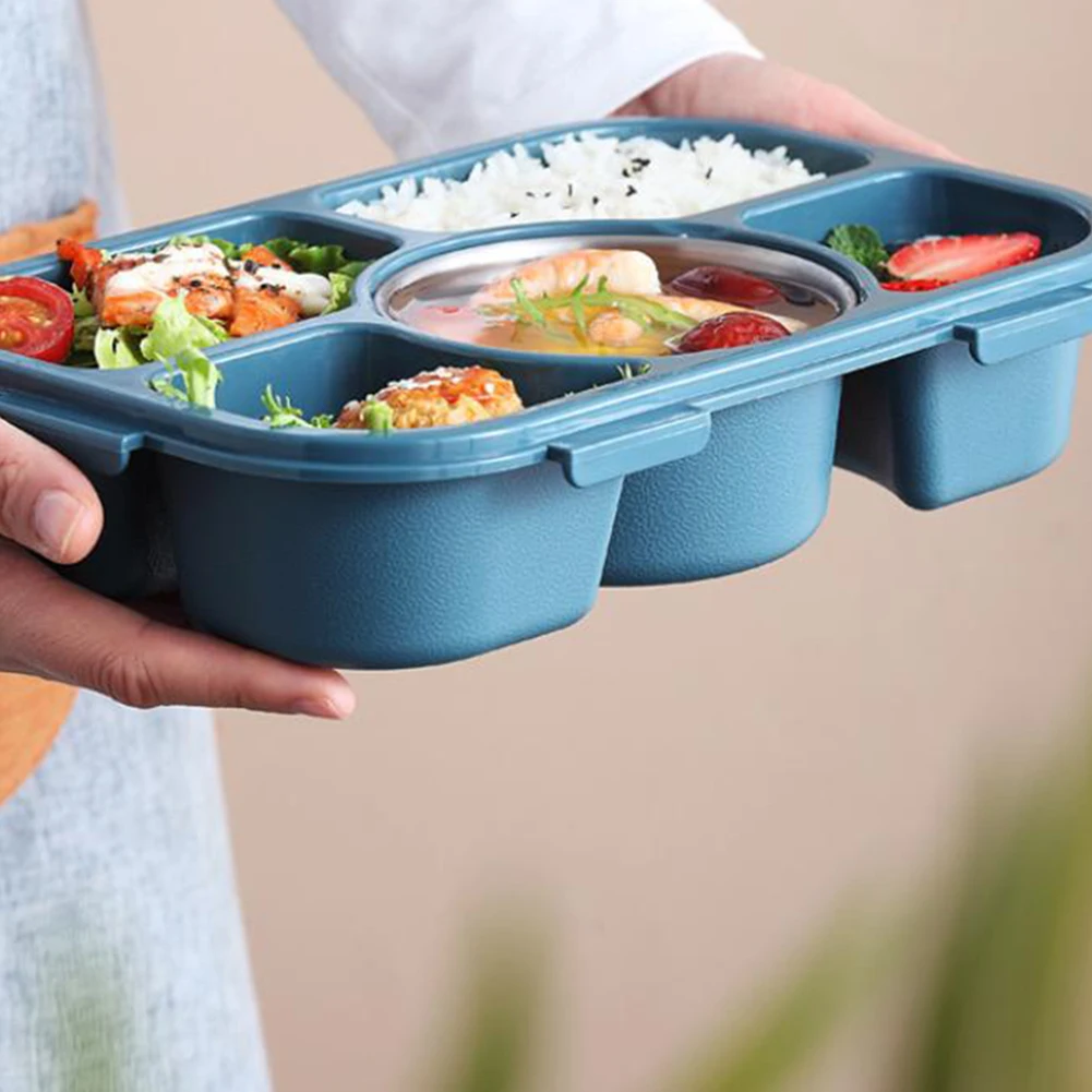 

Bento Box Lunch Box 5-grid Accessory Adapter Assembly Fitting Microwaveable Office Worker Portable Replacement