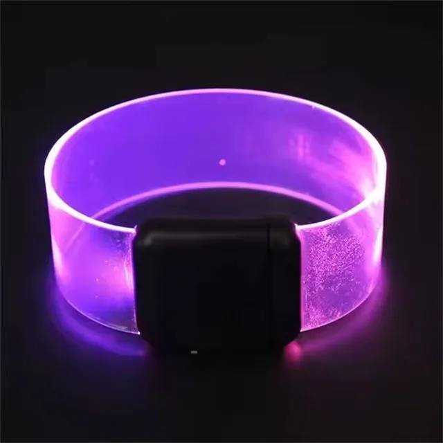 

Светодиодный браслет, 10 шт., зеленый, красный, белый, желтый, оранжевый, синий, розовый, разноцветный