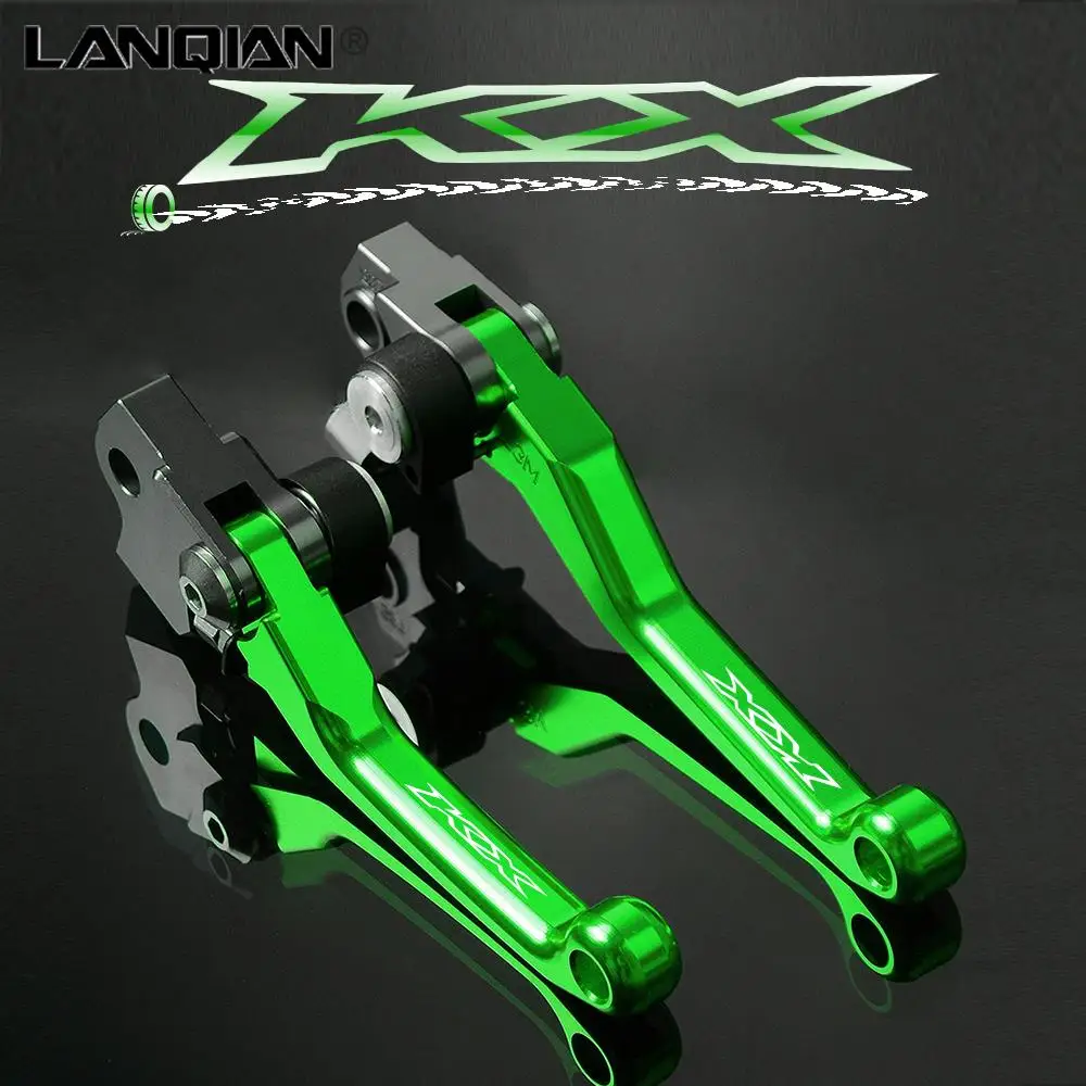 

For Kawasaki KX 65 80 85 125 2001-2018 Motorcycle Dirt Pit Bike Pivot Brake Clutch Levers KX250 2000-2008 KX 250F 450F 2006-2018