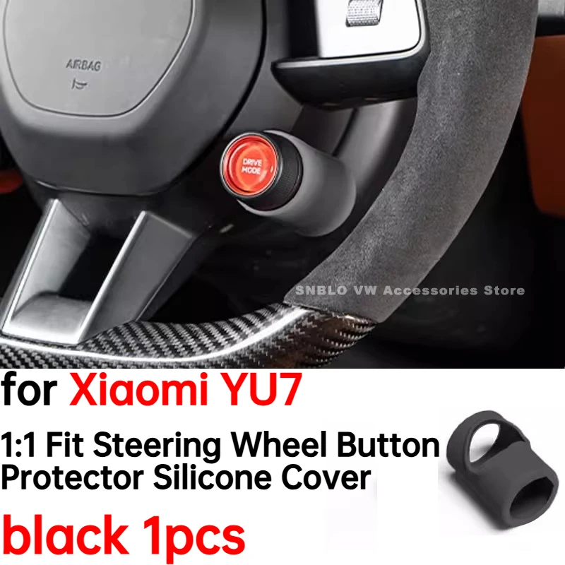

Защитный силиконовый чехол для кнопок руля 1:1 с магнитным креплением для Xiaomi YU7, аксессуары для интерьера 2026