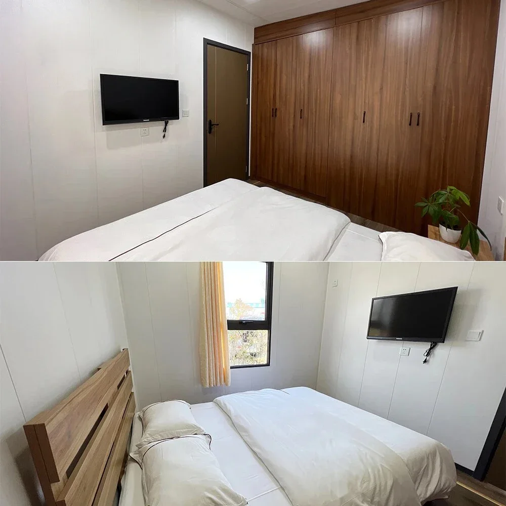 Складной умный дом быстрая сборка 20/40 футов 2 спальни современный сборный для