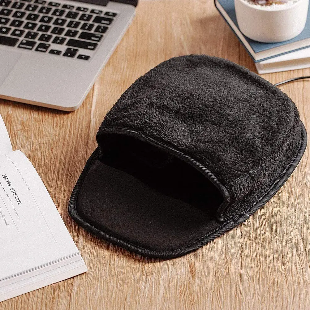 

USB Heating Mouse Pad Winter Heating Wrist Guard Mouse Pad Typing Hand Warmer