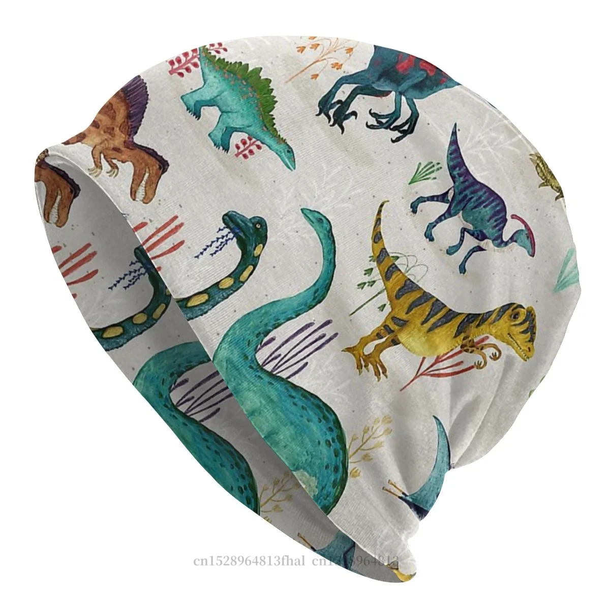 

Bonnet Hats Men Women's Thin Hat Bright Dinosaurs Autumn Spring Warm Cap Street Skullies Beanies Caps