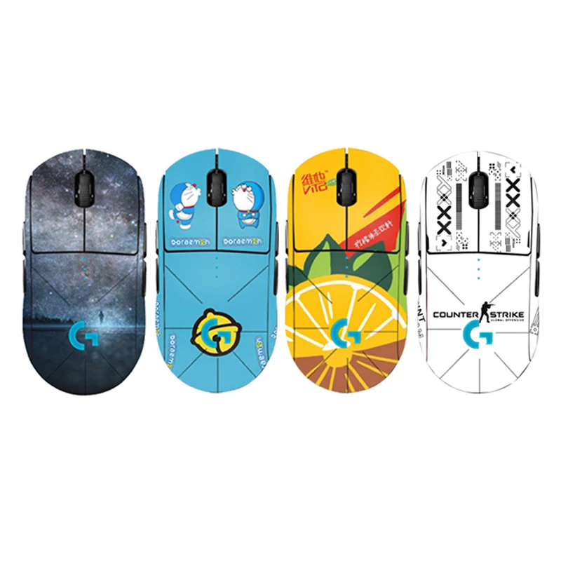 

2pcs Hokeyio DIY Custom Mouse Sandpaper Non Slip Wear Resistance Stickers for Logitech G Pro Wireless X Superlight GPW GPX