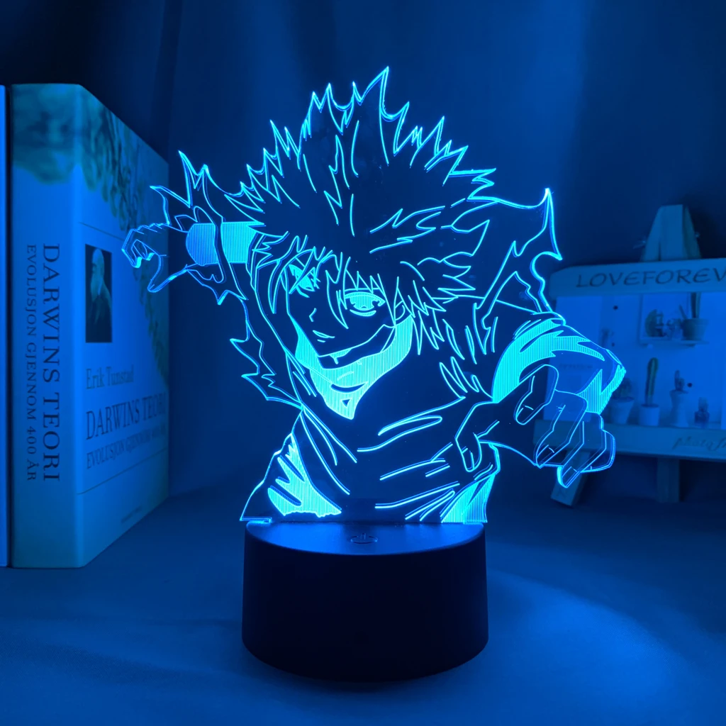 3d светодиодный светильник Hunter X Killua для спальни ночсветильник украшения подарок