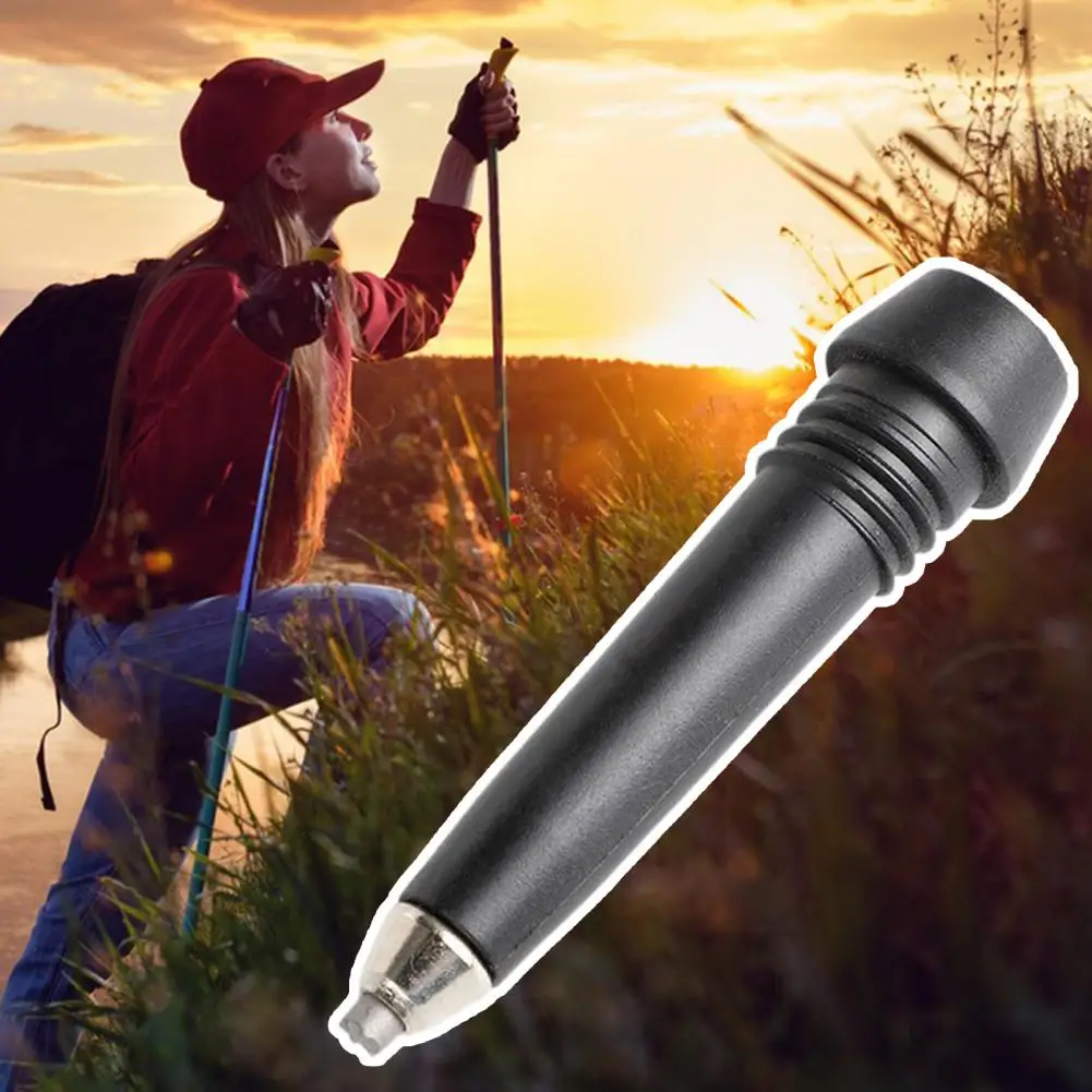 

4Pcs Wear-resistant Hiking Stick Tips High-stability Cane Tip Unbreakable Trekking Pole Replacement Tips Strength Support