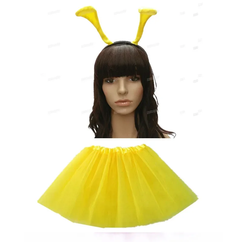 Детский костюм для косплея повязка на голову и юбка-пачка