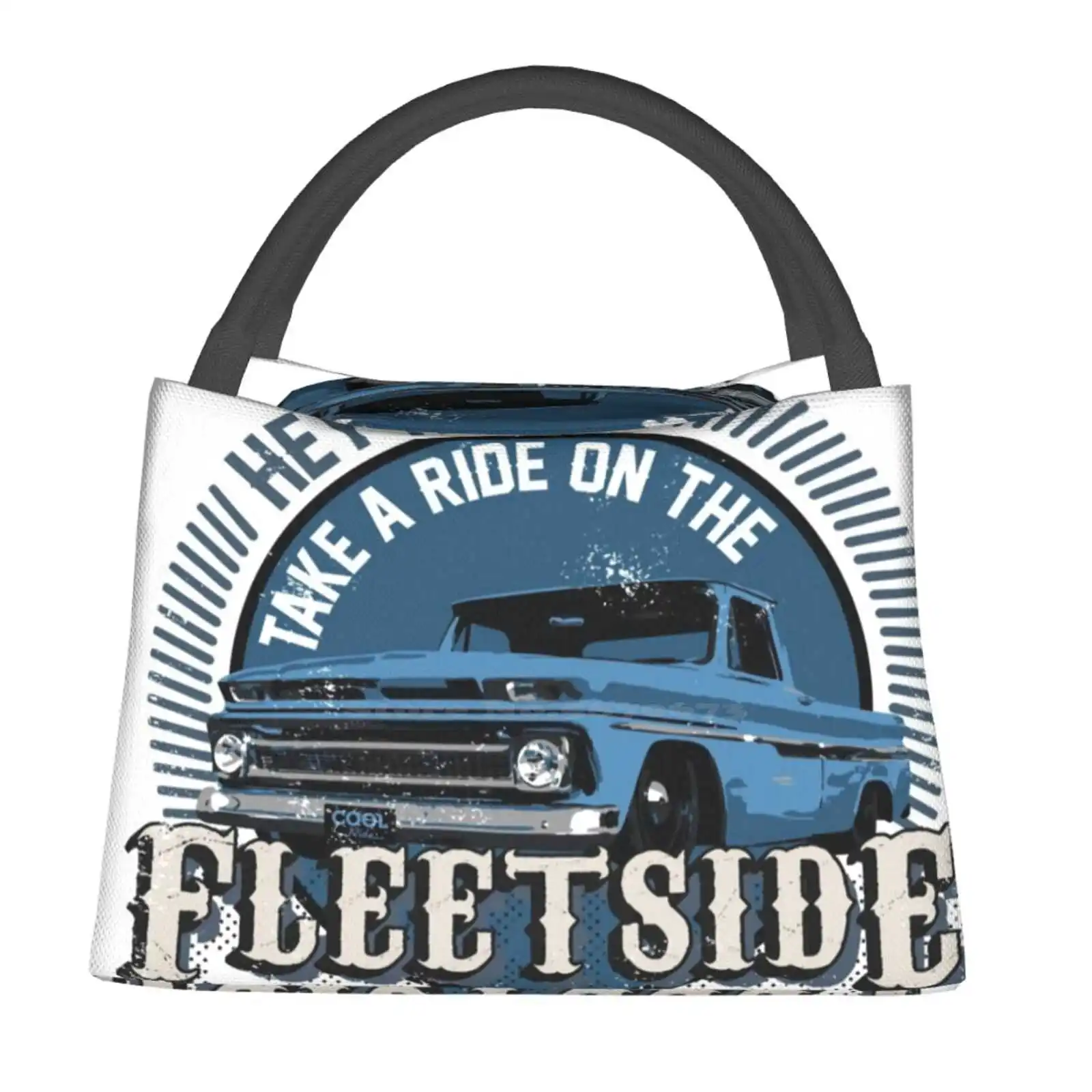 

64/65/66 флисовая изолированная сумка для путешествий, обеда, пикника, ужина, школы 1964 1965 1966 грузовик Chevrolet пикап Gmc Sierra Fleetside