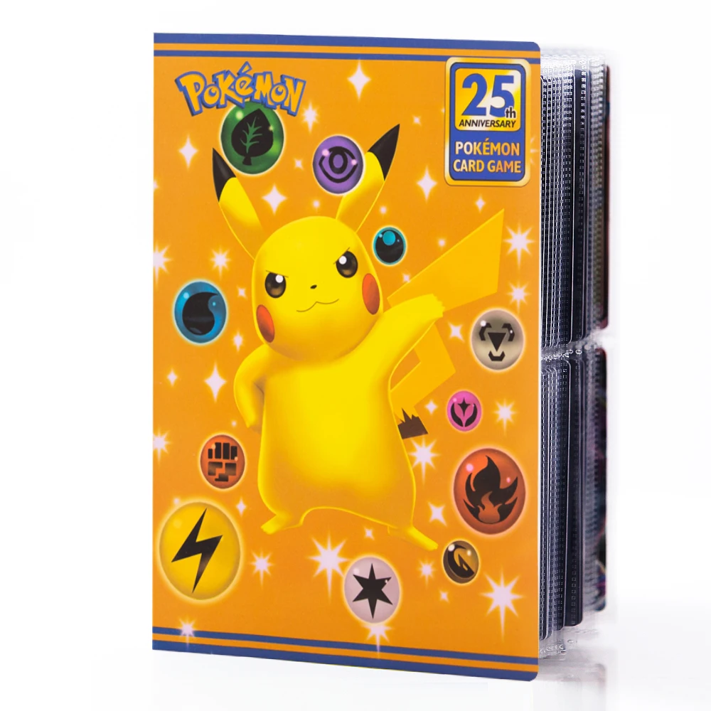 

Pokemon Cards Album Book Cartoon Charizard Pikachu Anime 240PCS Game Card VMAX GX EX Holder Collection Folder Kid Cool Toy Gift