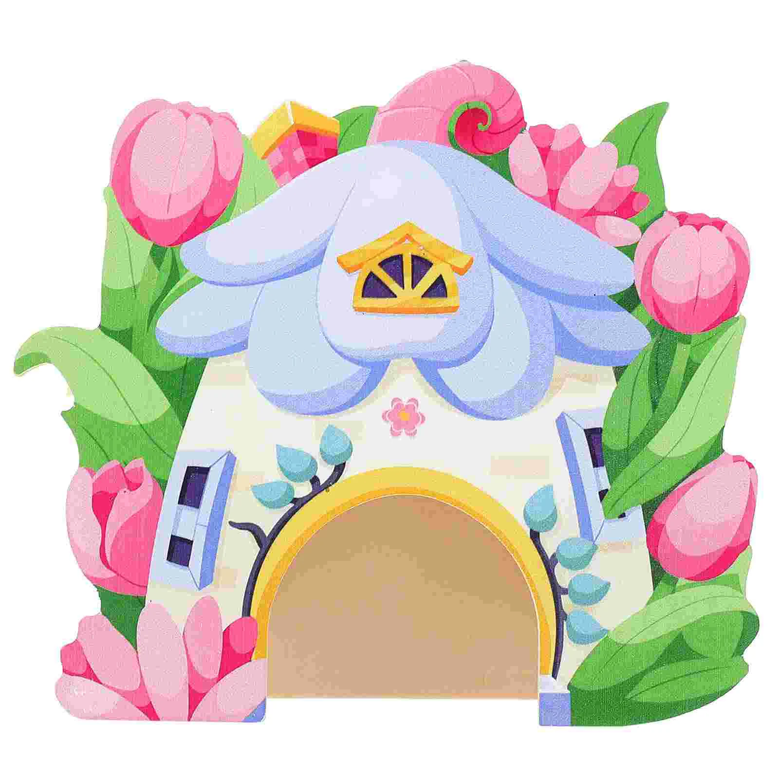 

Hamster House Hideout Petsmall Chinchillawood Wooden Ladder Hut Habitat Hide Place Hideaway Gerbil Cage Accessories Platform