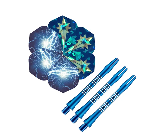 45 мм алюминиевые валы для дротиков синие дротики набор аксессуаров полетов