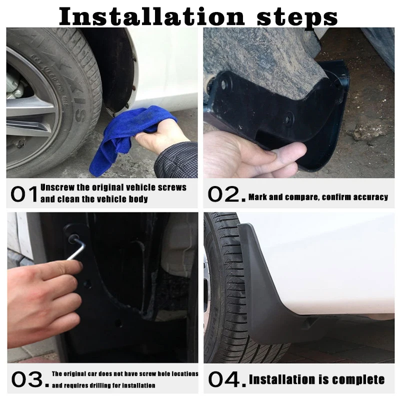 Брызговики для Toyota Corolla AE100 AE140 1998-1997 1996-1995