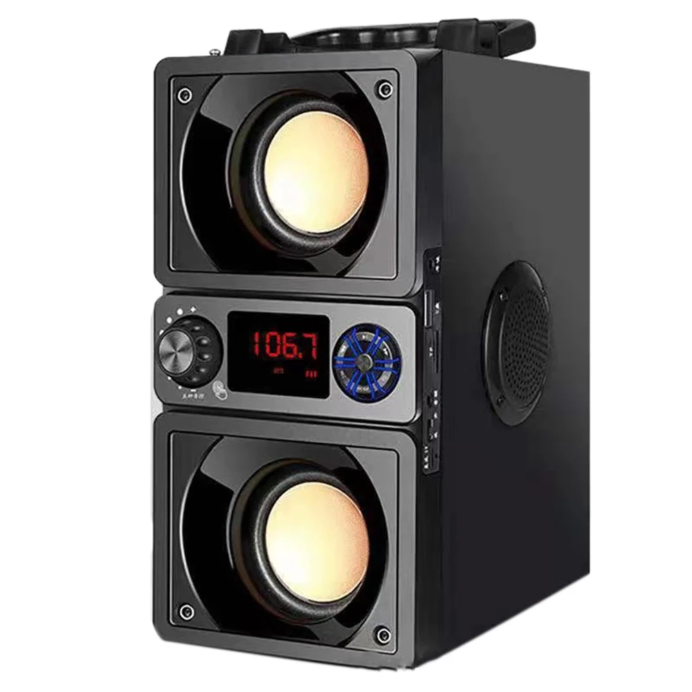 

Portable Bluetooth Speaker Outdoor Party Subwoofer Supports Remote Control FM Radio TF Suitable for Family Parties