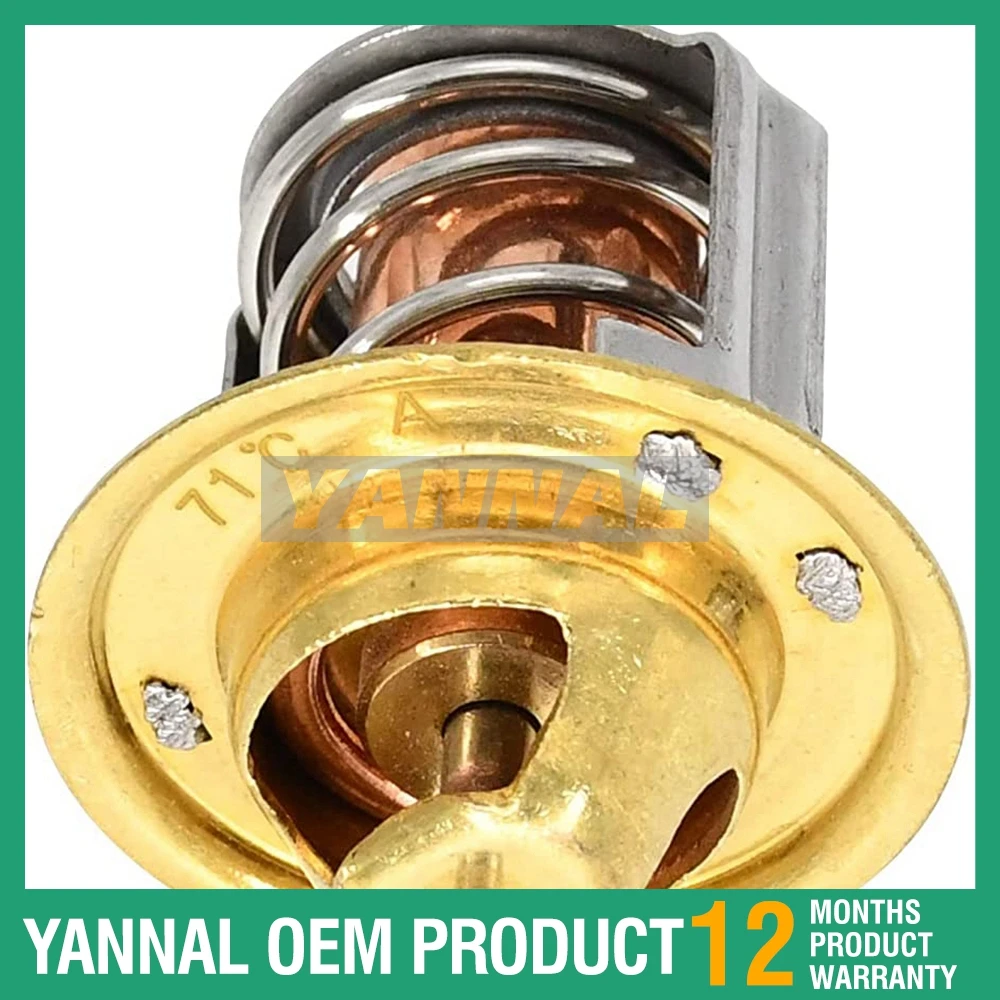 Термостат с прокладкой 1E399-73010 для Kubota D902 38 46 мм 159 8 °F (71 °C)