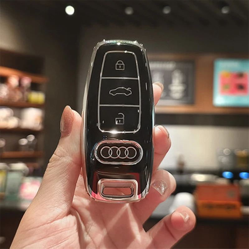 

TPU Car Remote Key Case Cover For Audi A1 A3 8V A4 B8 B9 A5 A6 C7 A7 A8 Q3 Q5 Q7 S4 S6 S7 S8 R8 TT Smart Key Protect Accessories