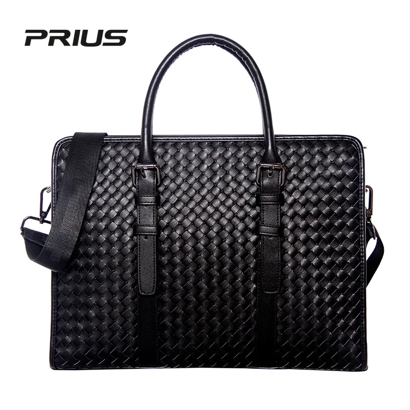 100%  Genuine Leather Men Briefcase Bag Business Handbag Male Laptop Shoulder Bags Tote Computer Natural Skin Men Briefcase