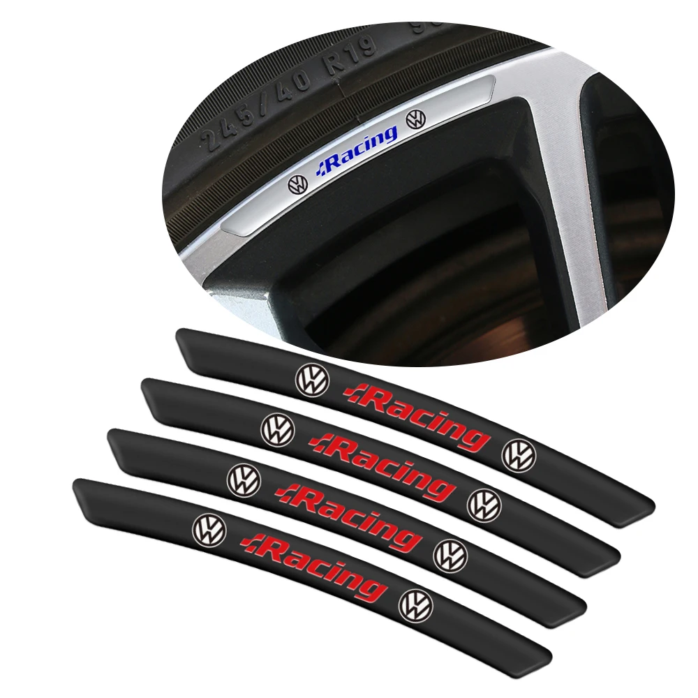 4 шт. автомобильные шины обод колеса гоночные декоративные полоски алюминиевые