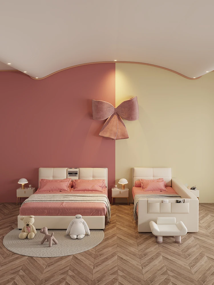 Большая кровать для родителей и детей трехметровая детская сращивающаяся