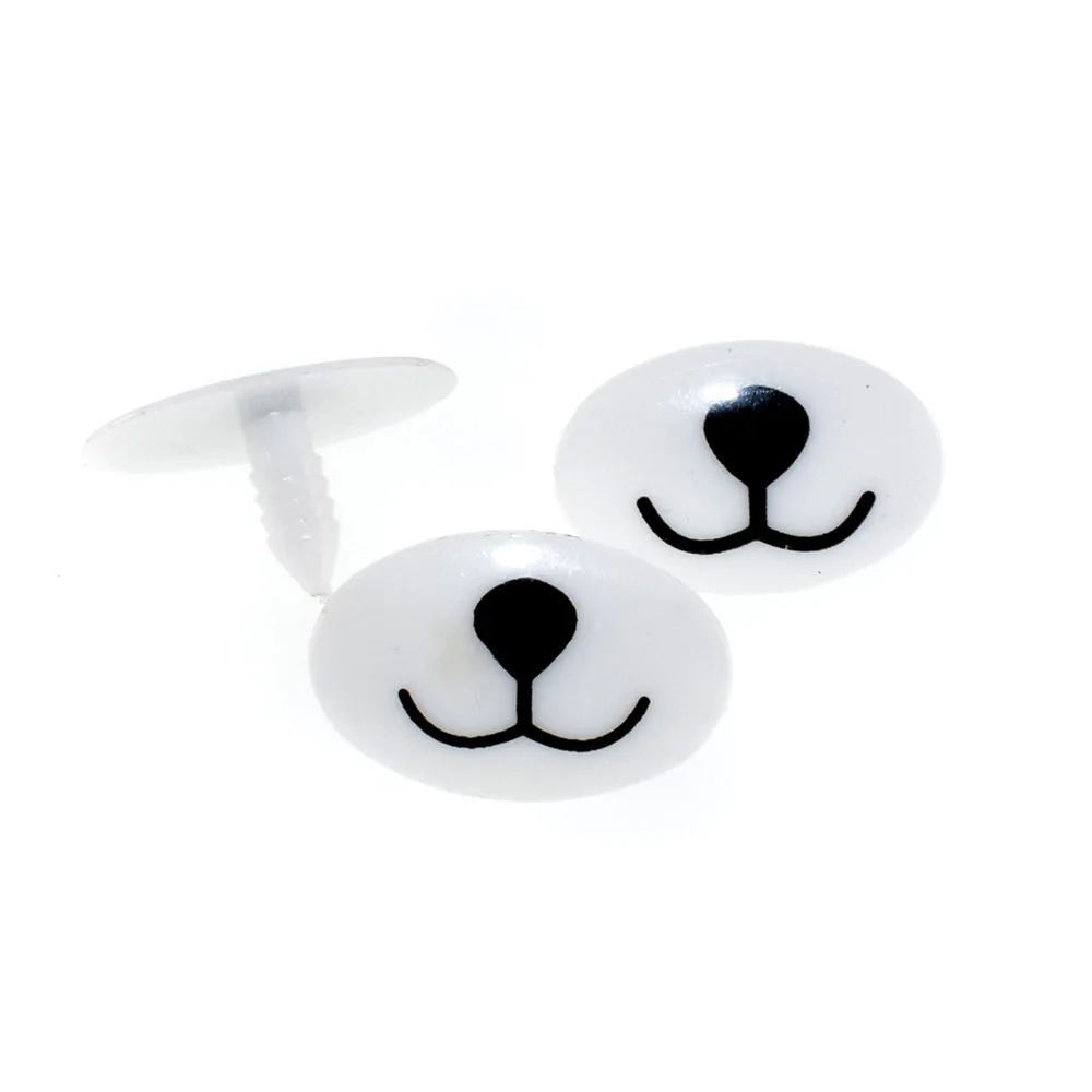 50/100pcs Black Plastic Doll Eyes Safety Eyes For toys Teddy Bear