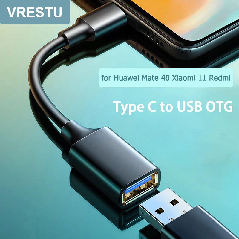 

Type C to USB 3.0 OTG Adapter Cable Hi-Speed Transfer Data Convertor for Samsung Xiaomi Huawei Mice Keyboard Printer USB C Cabo
