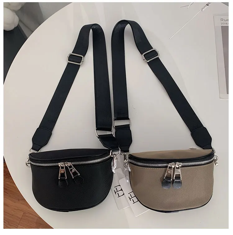 Нагрудная сумка из ткани Оксфорд поясная маленькая через плечо