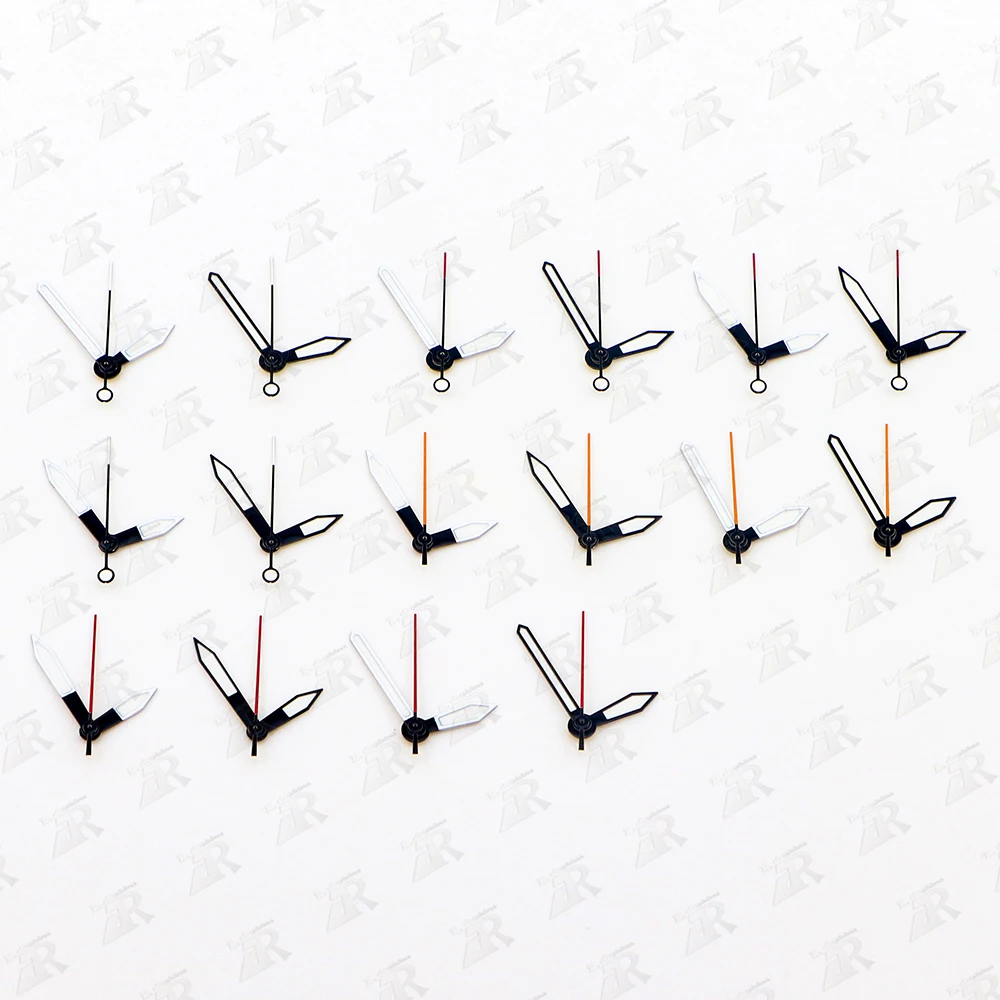 Светящиеся стрелки для часов черные белые 8/8 5*12/12 5*12 5 мм модель NH35 NH36 часы с