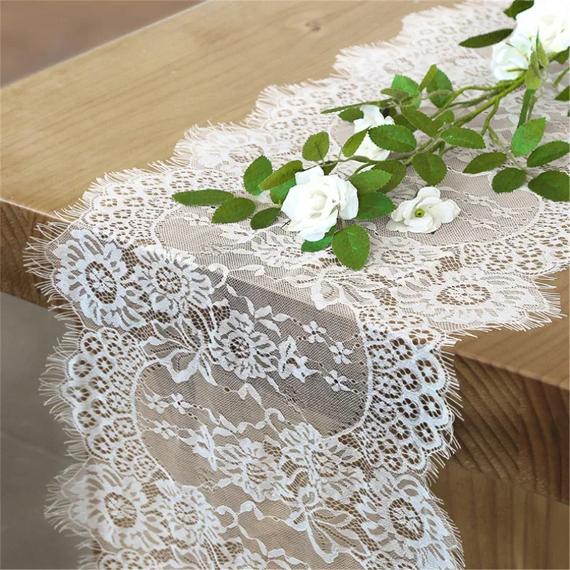 

wedding home page tablet runners wedding decorations White lace tread new European and American high -class lace tablecloth