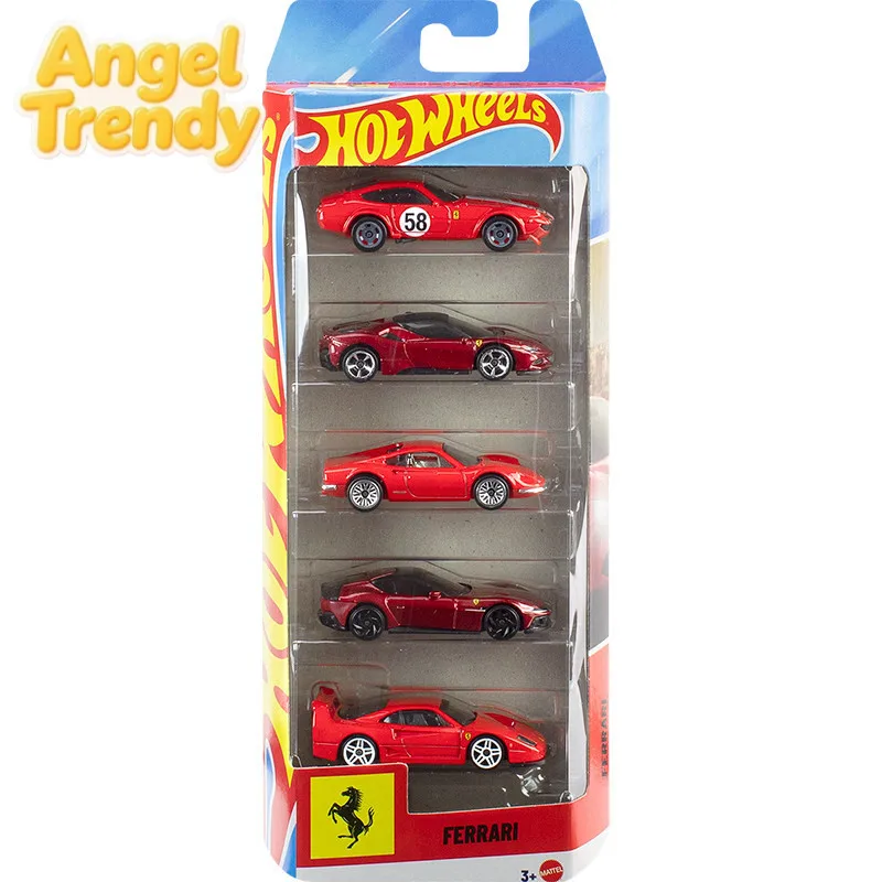 Фото Hot Wheels F1 Гоночный автомобиль Формулы-1, литая модель, набор из 5 штук, имитационная модель Red Bull, Mercedes, Jln11, коллекционный Ferrari, набор из 5 штук, Jln12 №4