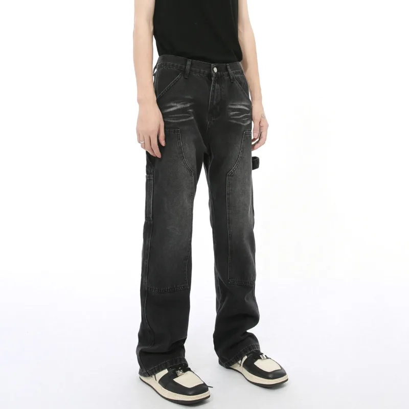 Мужская одежда в американском стиле повседневные свободные мужские прямые