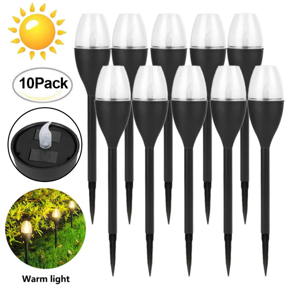 

Водонепроницаемый фонарь на солнечной батарее для газона, светодиодный уличный декоративный светильник для дома, светильник ллы, сада, лам...