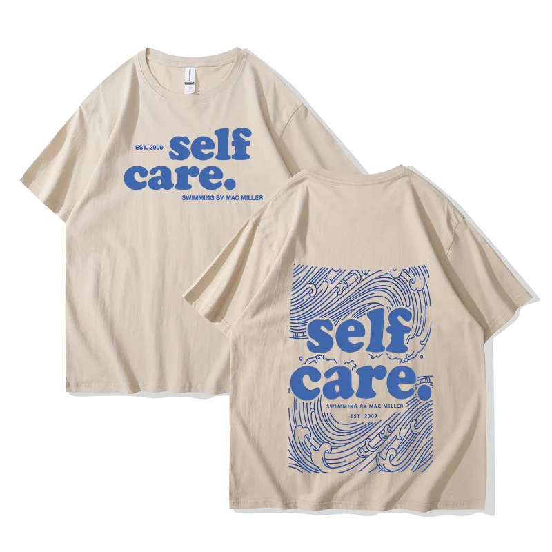 Мужская Футболка Macc Miller С Коротким Рукавом Повседневная Уличная Одежда В Стиле