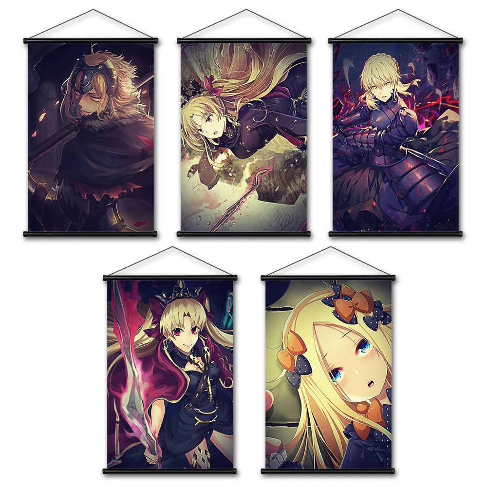 Классический постер Fate Stay Night HD холст печать японская фотография подвесные