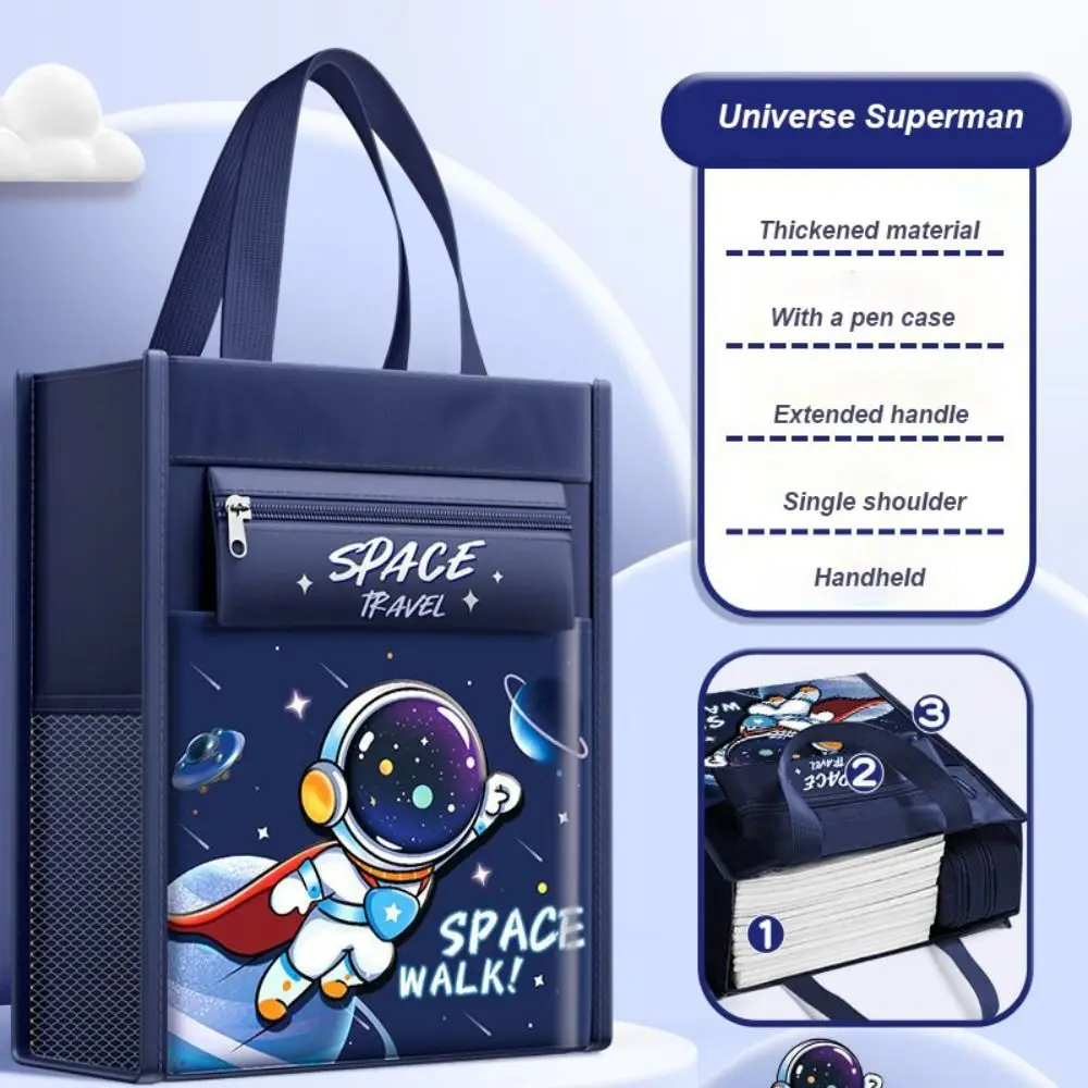 Сумка-тоут из ткани Оксфорд на молнии многофункциональная школьная сумка-тоут