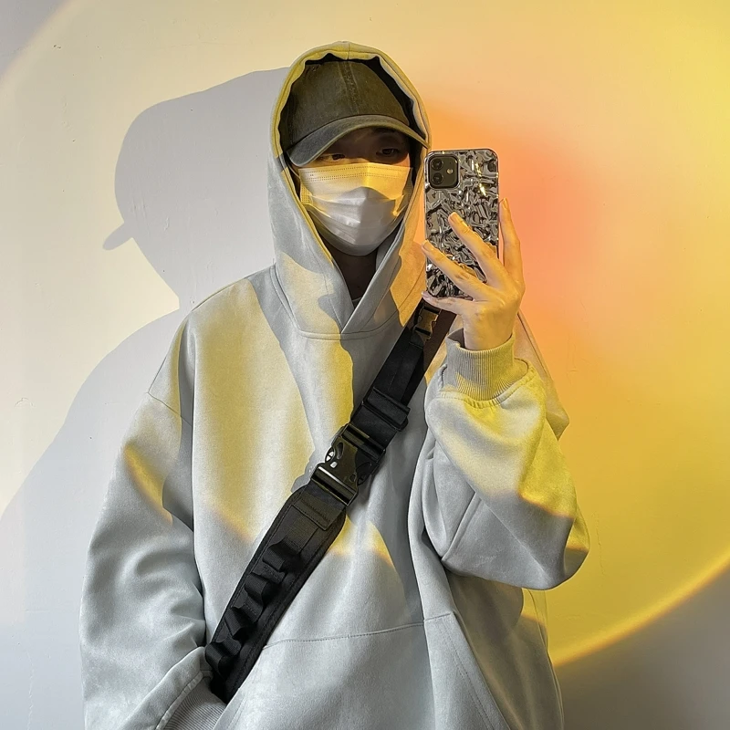 

Privathinker, свободные замшевые женские толстовки, готические модные пуловеры, осенняя новая брендовая одежда с капюшоном для девочек, повседневные женские толстовки