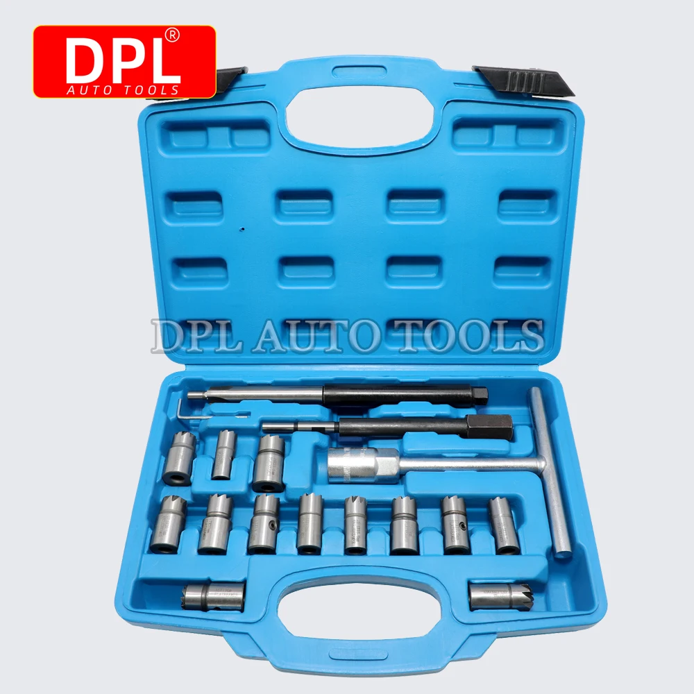 

Набор инструментов для снятия дизельных форсунок, 17 шт.