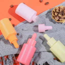 1pc 30ml Flat Shoulder Glass Dropper Bottle Small Frosted Glass Essential Oil Bottle Dropper Serum Oil Bottle