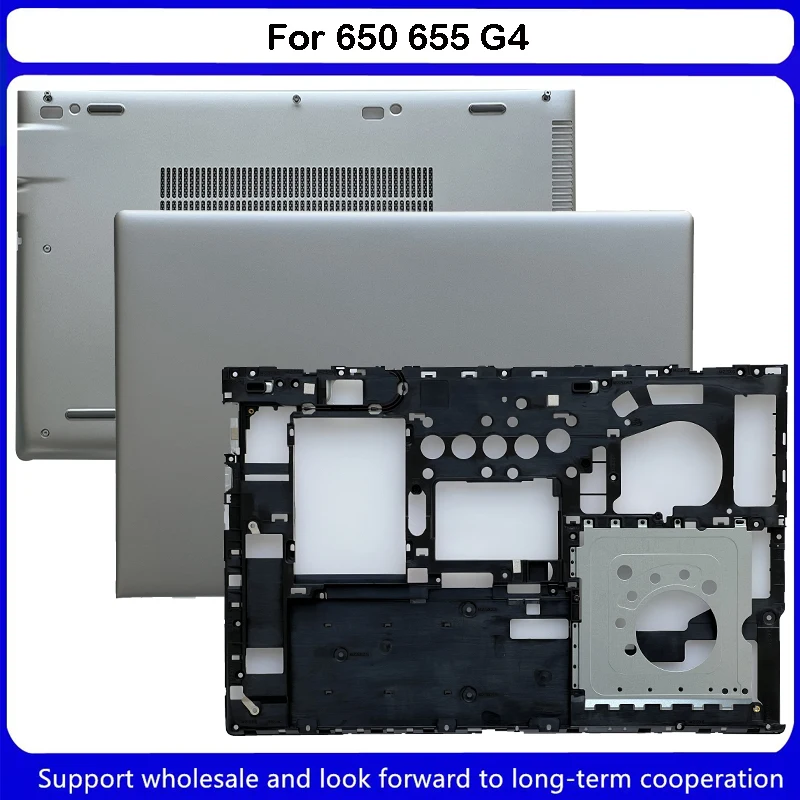 New For HP 650 655 G4 LCD Back Bezel Plamrest Bottom Base Door Cover Case L09576-001 L09575-001 L09588-001