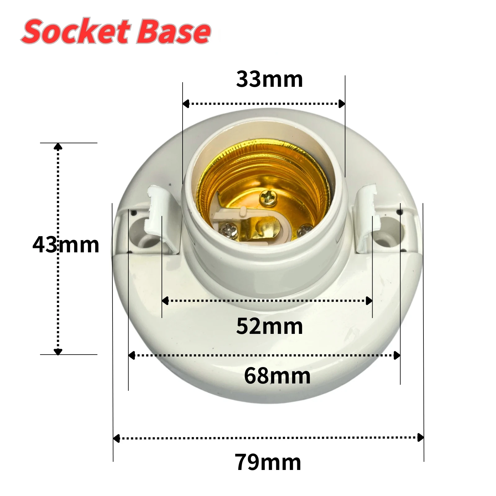 

Патрон Для Лампы E27, Белый, Для Потолочного Светильника, Кронштейн Для Крепления Лампы, Опора Для Абажура