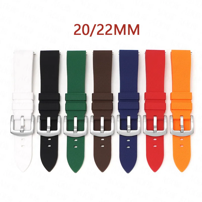 Силиконовый Быстросъемный Ремешок Для Часов Мужчин