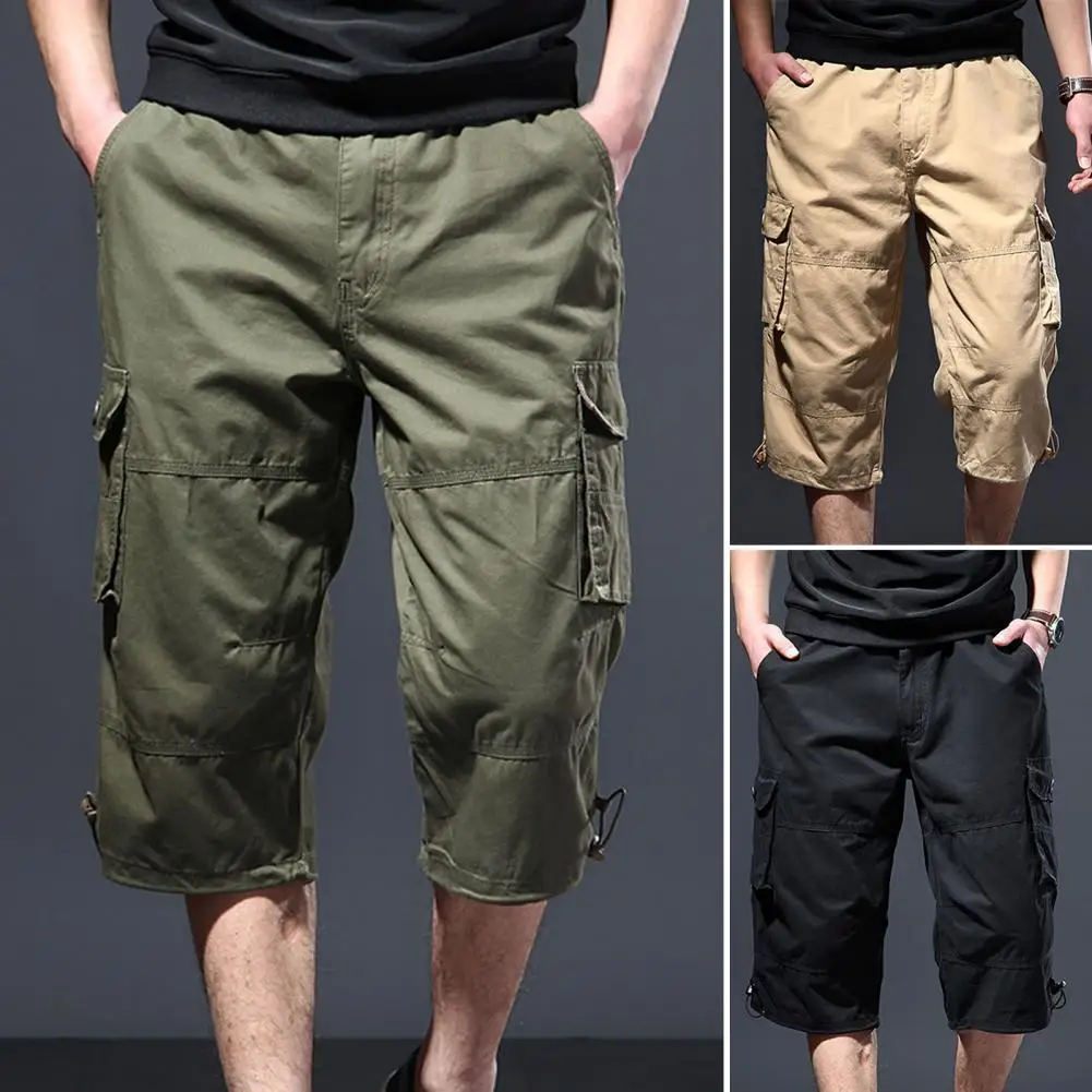 

Breathable Cotton Camouflage Print Multi Pockets Cargo Pants Male Clothes