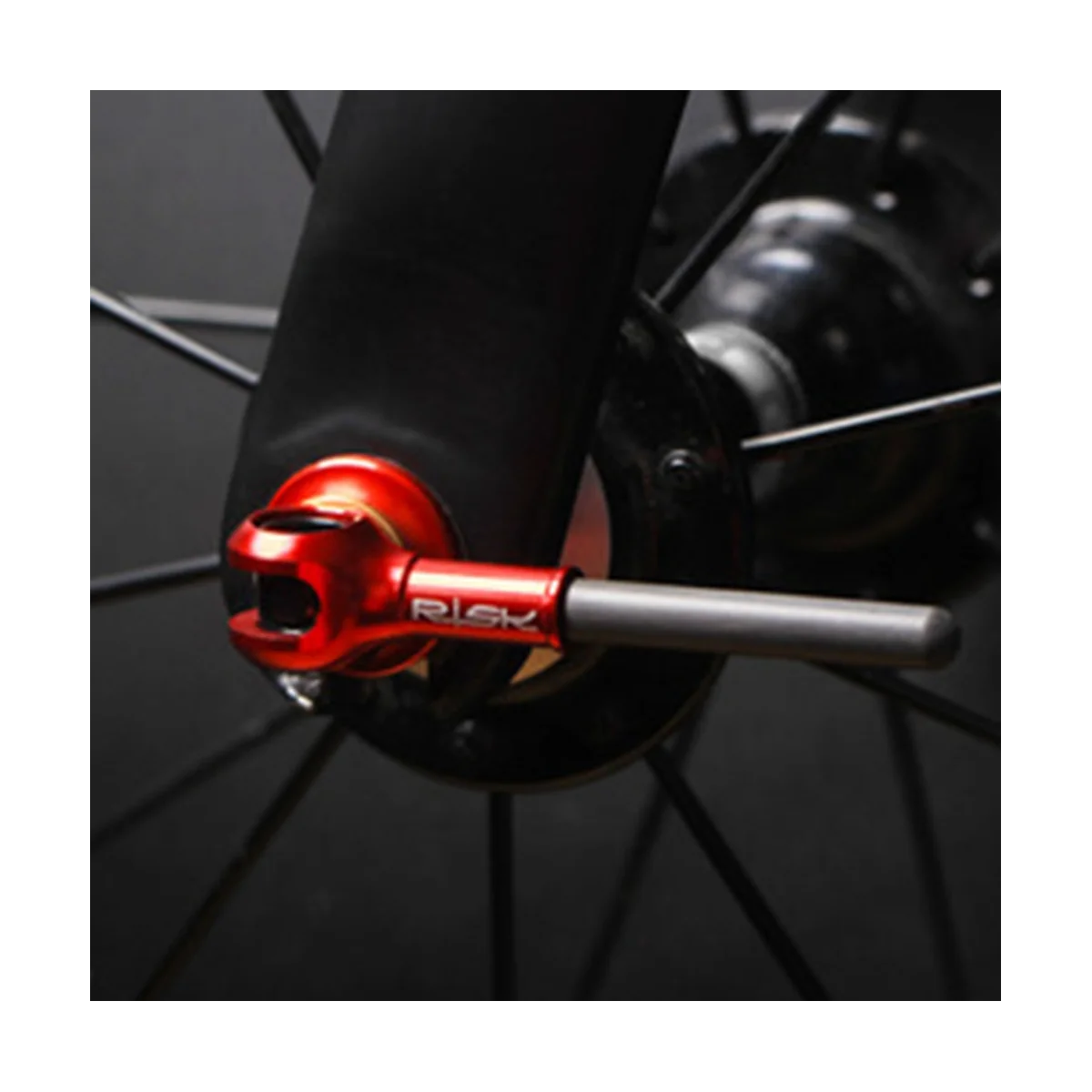 

Быстроразъемный титановый сплав для горного велосипеда, углеродное волокно, титановый вал, быстроразъемный стержень (красный)