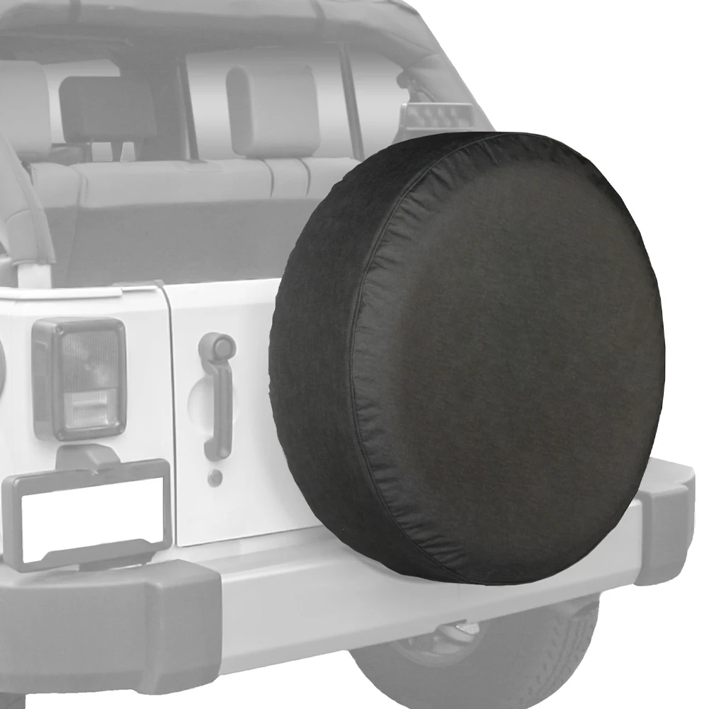 

1Pc 17inch Universal For Car Truck SUV Camper Trailer Accessories PVC Thickening Spare Tire Cover Leather Spare Wheel Cover