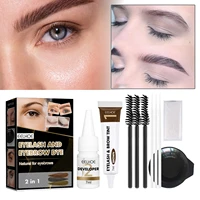 professional eyelash eyebrow dye tint gel eyelash brown black color tint cream kit fast tint easy dye kit